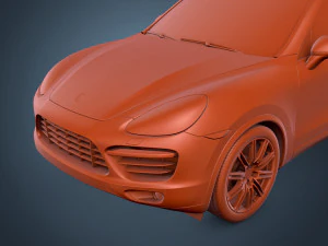 porsche cayenne turbo 3D Model