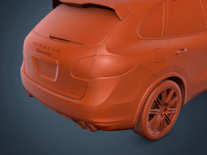 porsche cayenne turbo 3D Model