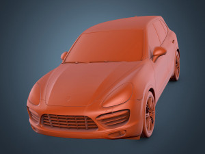 porsche cayenne turbo 3D Model