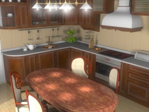 classic kitchen 3D Model