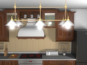 classic kitchen Model 3D
