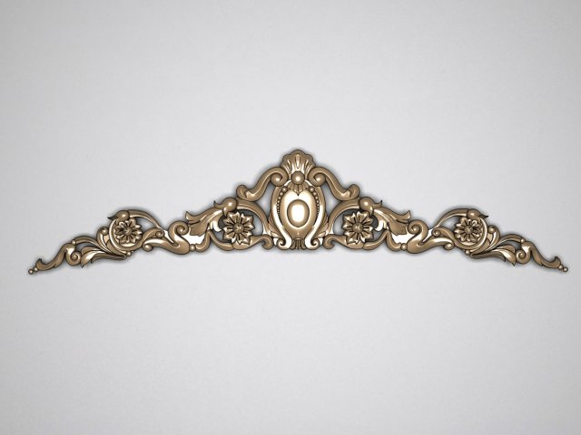 carved decoration 3D Model .c4d .max .obj .3ds .fbx .stl .blend 