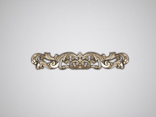 carved decoration 3D 模型 .c4d .max .obj .3ds .fbx .stl .blend 