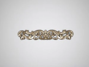 geschnitzte Dekoration 3D Modell