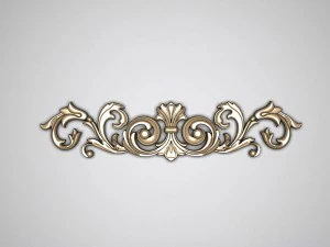 oyma dekorasyon 3D Model