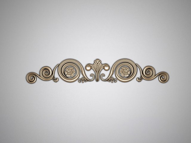 carved decoration 3D Model .c4d .max .obj .3ds .fbx .stl .blend 