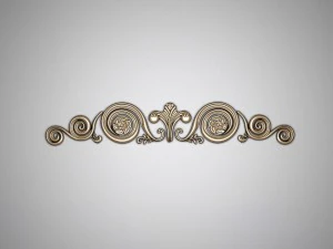 geschnitzte Dekoration 3D Modell
