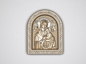 icon mother of god 3D Print Model