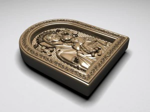 icon mother of god 3D Print Model