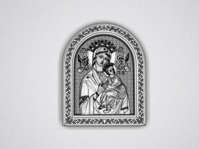 Download icon mother of god 3D Model