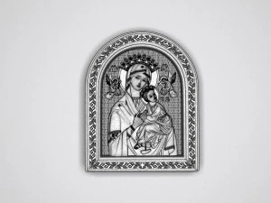 icon mother of god 3D Print Model