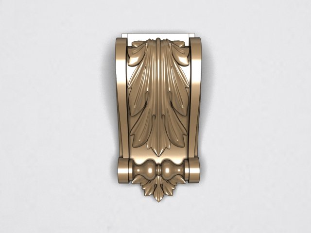 carved decoration console 3Dモデル .c4d .max .obj .3ds .fbx .stl .blend
