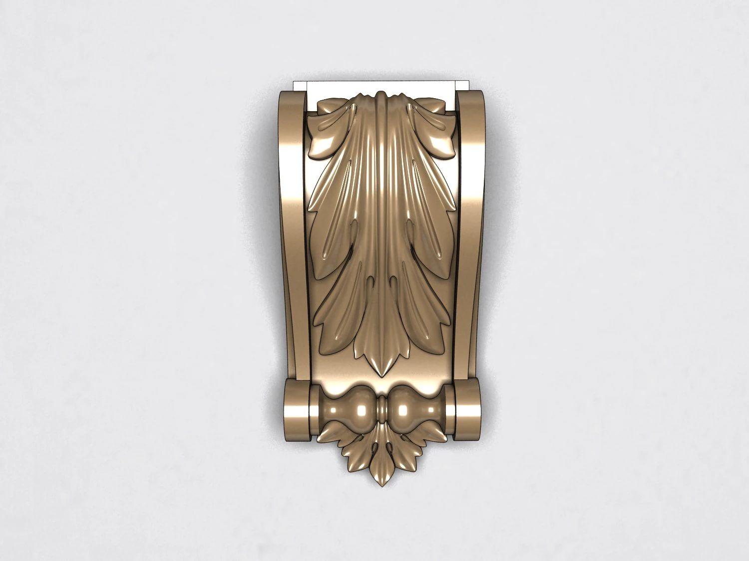 carved decoration console 3D Model .c4d .max .obj .3ds .fbx .stl .blend