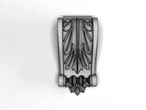 carved decoration console 3D Model