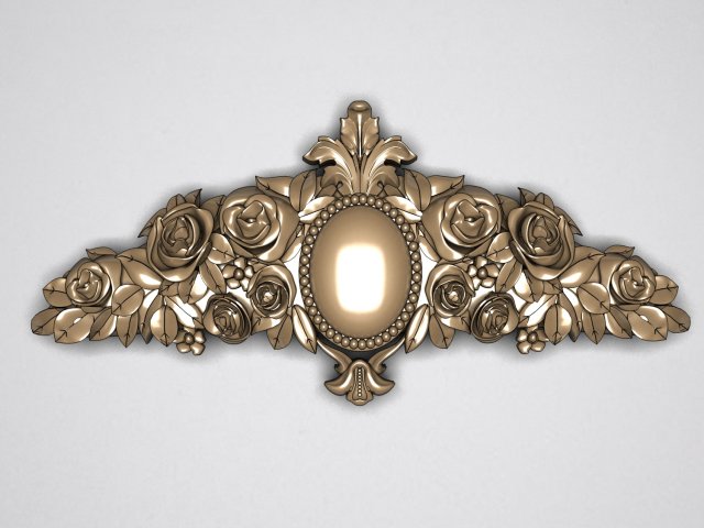 carved decoration Model 3D .c4d .max .obj .3ds .fbx .stl .blend