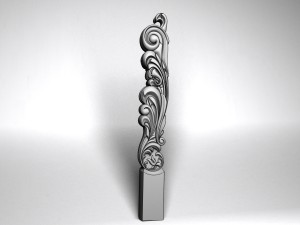 carved baluster Model Cetak 3D