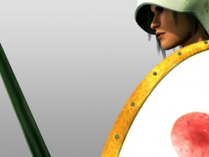 santiago girl warrior xiii century Modelo 3D