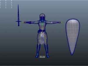 santiago girl warrior xiii century Modelo 3D