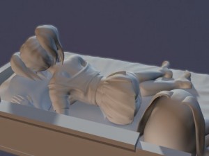3d print girl anime 1 Modello di stampa 3D