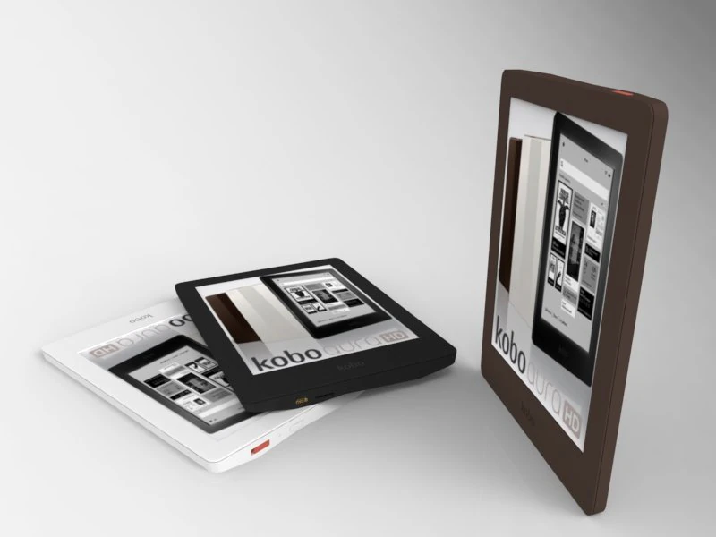 kobo aura hd ereader 3D Model .c4d .max .obj .3ds .fbx .stl .blend