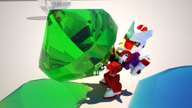 robot diamond 3D Model .c4d .max .obj .3ds .fbx .stl .blend 