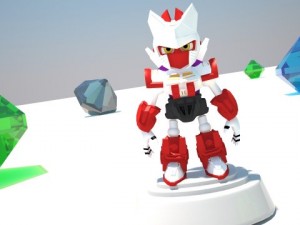 robot diamond 3D Model