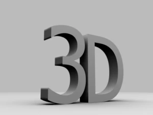 3d text illustration 3D Model