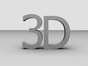 3d text illustration 3D Model