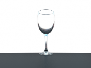 realistic drinking glass 3D Model