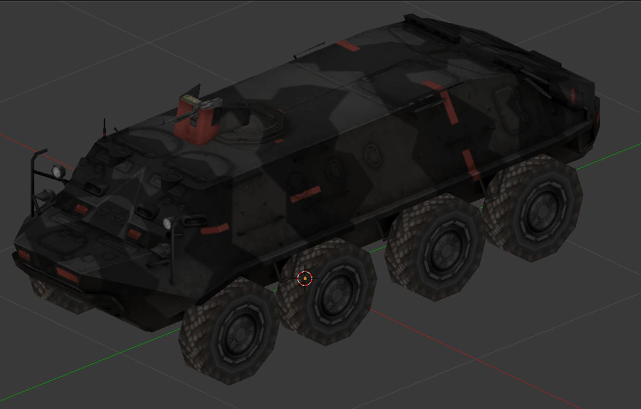 armored vehicle btr60 3D Model .c4d .max .obj .3ds .fbx .stl .blend 