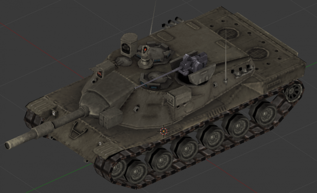 tank kpz70 3D Model .c4d .max .obj .3ds .fbx .stl .blend 