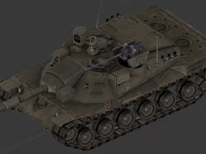 tank kpz70 Modello 3D