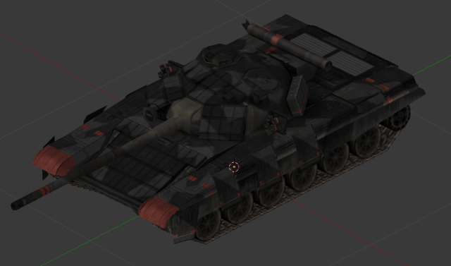 tank t72ac 3Dモデル .c4d .max .obj .3ds .fbx .stl .blend