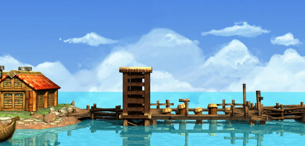 environment landscape lake 3D Model .c4d .max .obj .3ds .fbx .stl .blend 