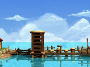 environment landscape lake Modello 3D