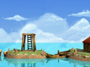 environment landscape lake 3D 模型