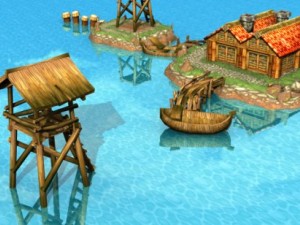 environment landscape lake 3D 模型