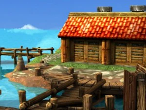 environment landscape lake 3D Model