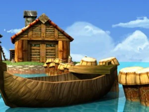environment landscape lake 3D Model