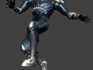 robot rigget men 3D Model