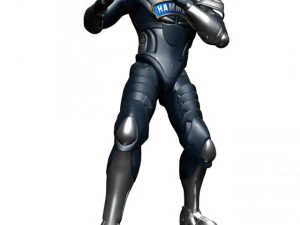 robot  rigget men 3D Model