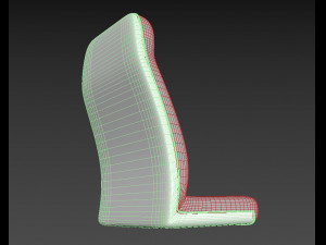 chair for the train or the bus Model 3D