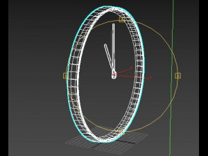 minimalist wall clock 3D-Modell