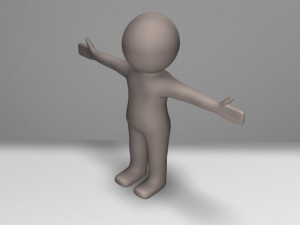 small man Modèle 3D