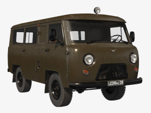 uaz 2206 3D Model