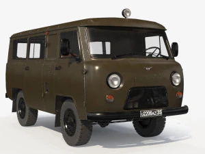 уаз 2206 3D Модель