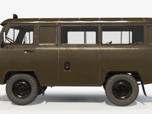 uaz 2206 Modelo 3D