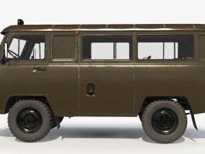 уаз 2206 3D Модель