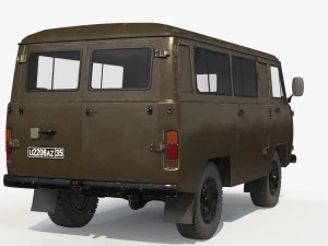 уаз 2206 3D Модель