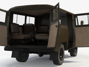 uaz 2206 Modelo 3D